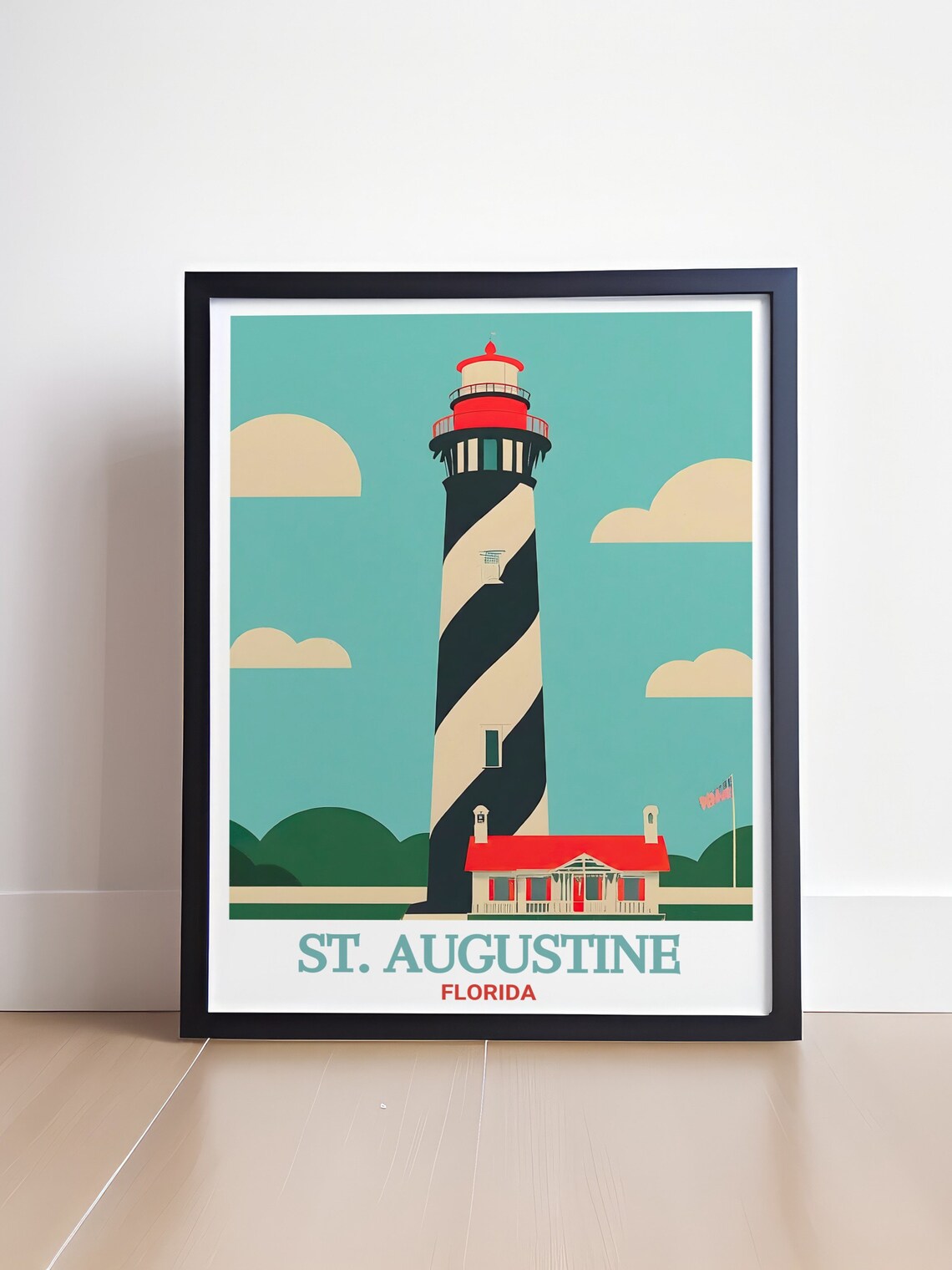 St Augustine Heritage Travel Poster, Florida Wall Decor - Image 4
