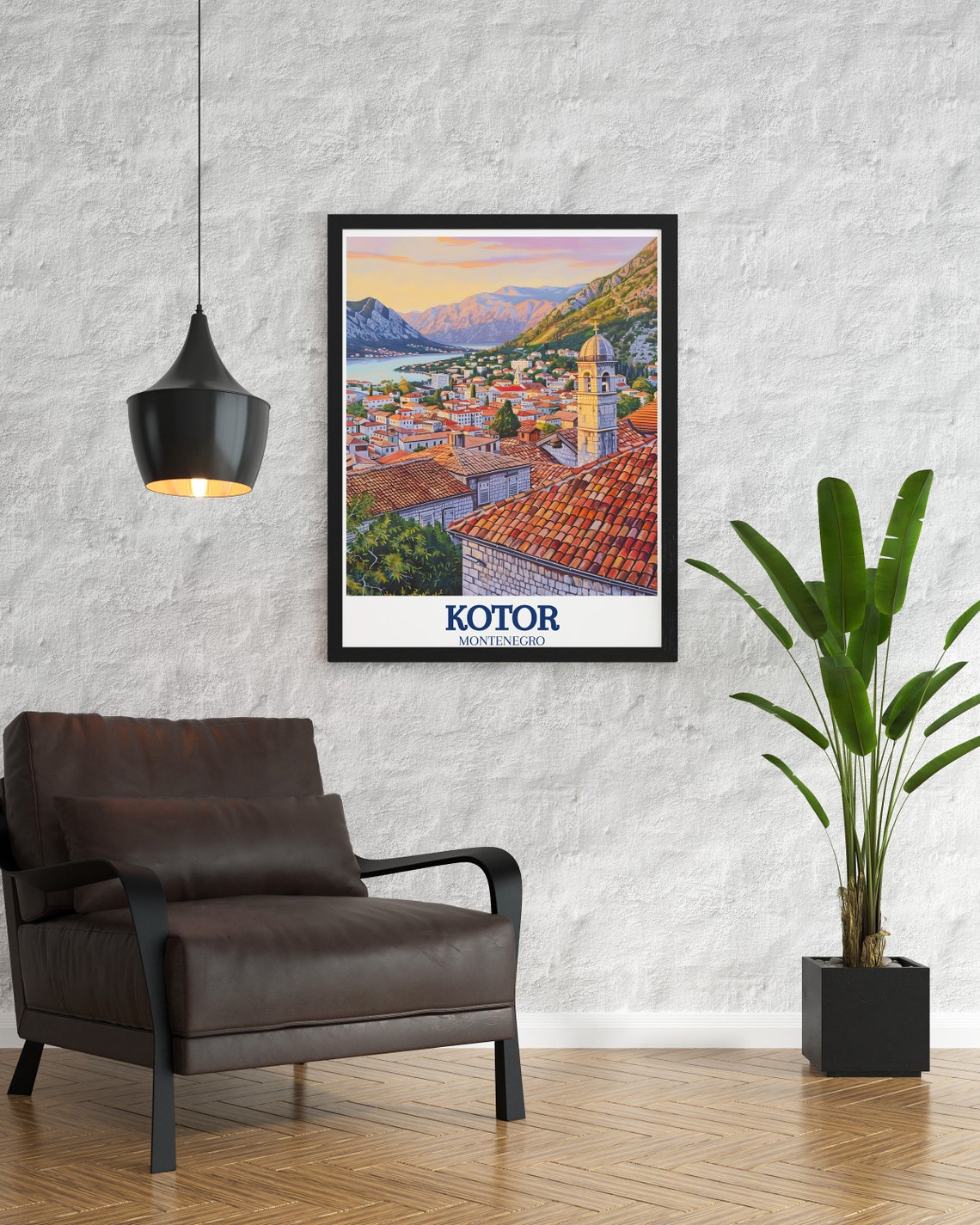 Kotor Travel Print Church Of Our Lady Of Remedy Art Kotor Old Town Posters Church Of Our Lady Of Remedy Poster Kotor Travel Art - Image 3