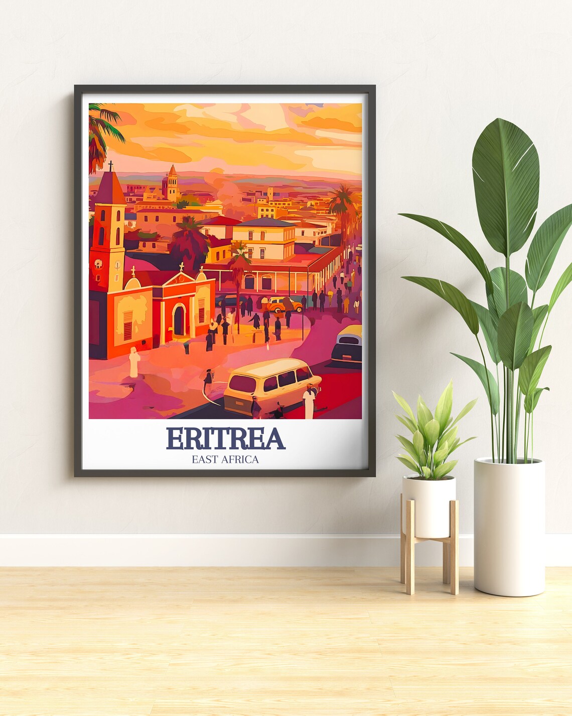 Asmara Eritrea Travel Poster, Travel Poster - Image 3