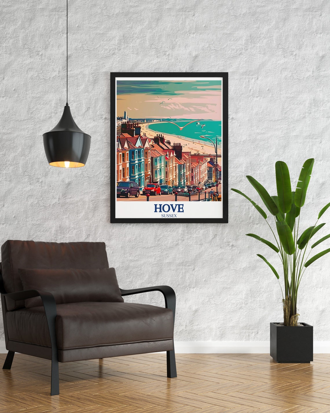 Hove Art Collection George Street Art English Channel Print George Street Wall Art Hove Travel Print - Image 3