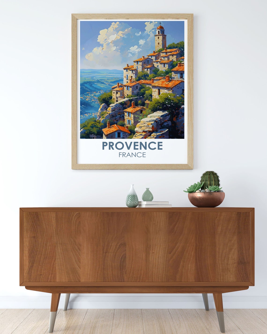 Provence Landscape Art Experience The Beauty Of Southern France With Stunning Prints French Coastal Village Poster - Image 3