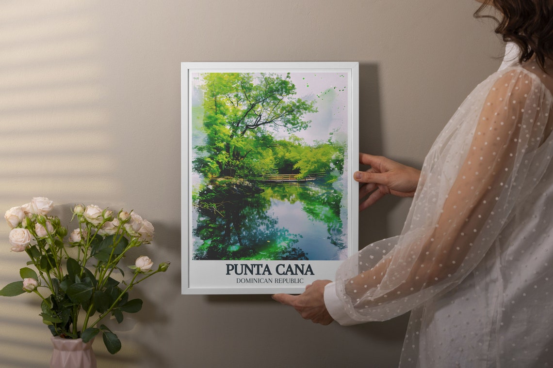 Punta Cana Emerald Lagoon Dominican Republic Nature Reserve Poster - Image 3