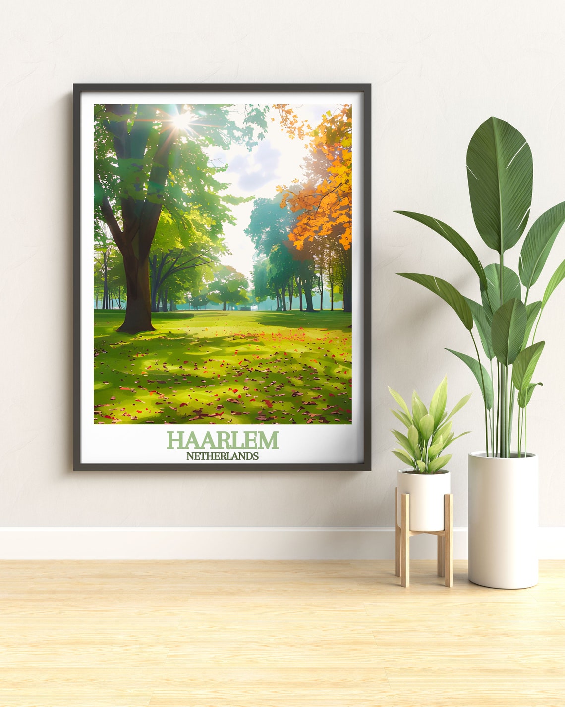 Haarlem Netherlands Haarlemmerhout Forest Dappled Light Poster - Image 2