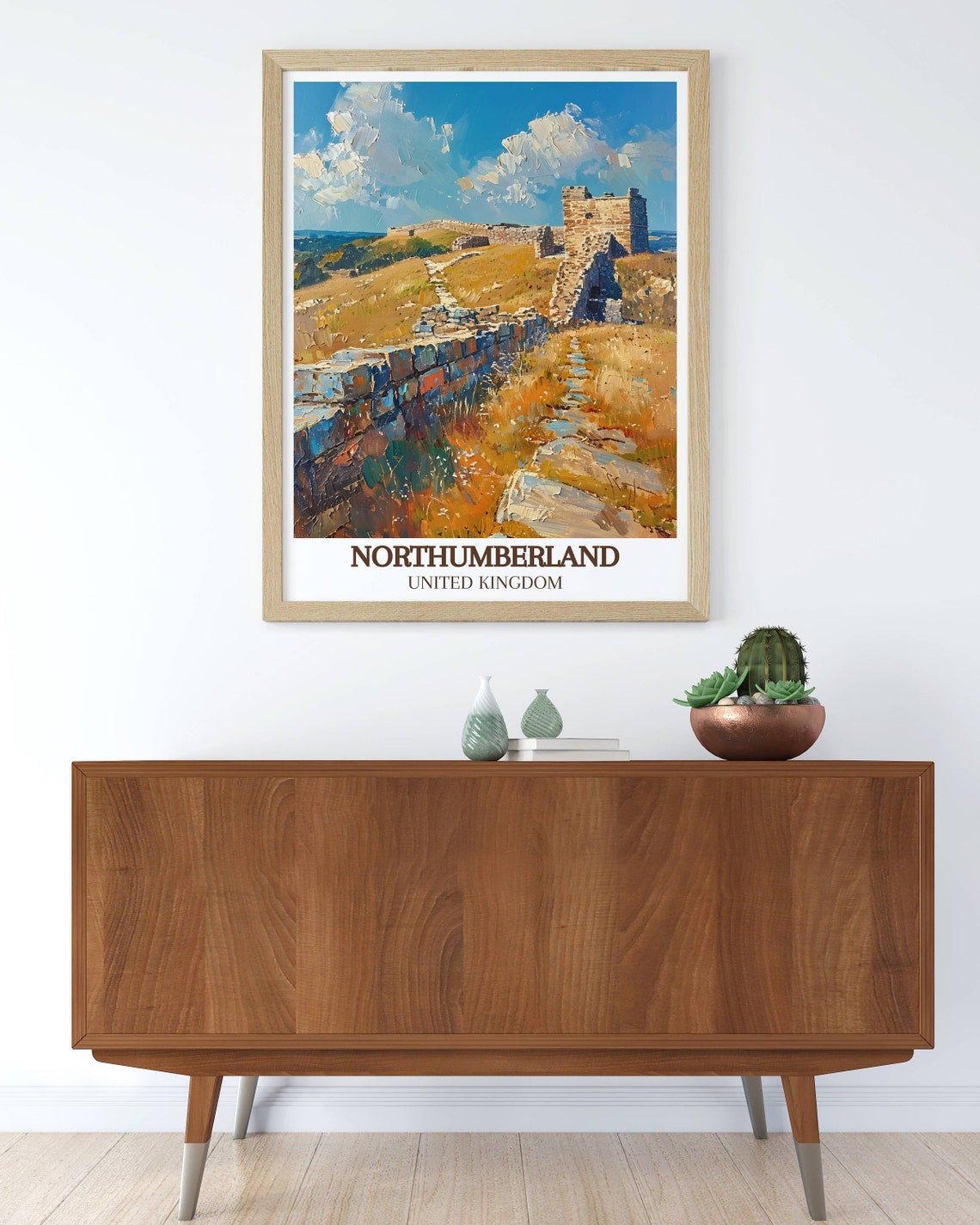 Northumberland Prints And Decor For Home And Heart Northumberland Art And Travel Inspired Gifts Hadrians Legacy In Art - Image 3
