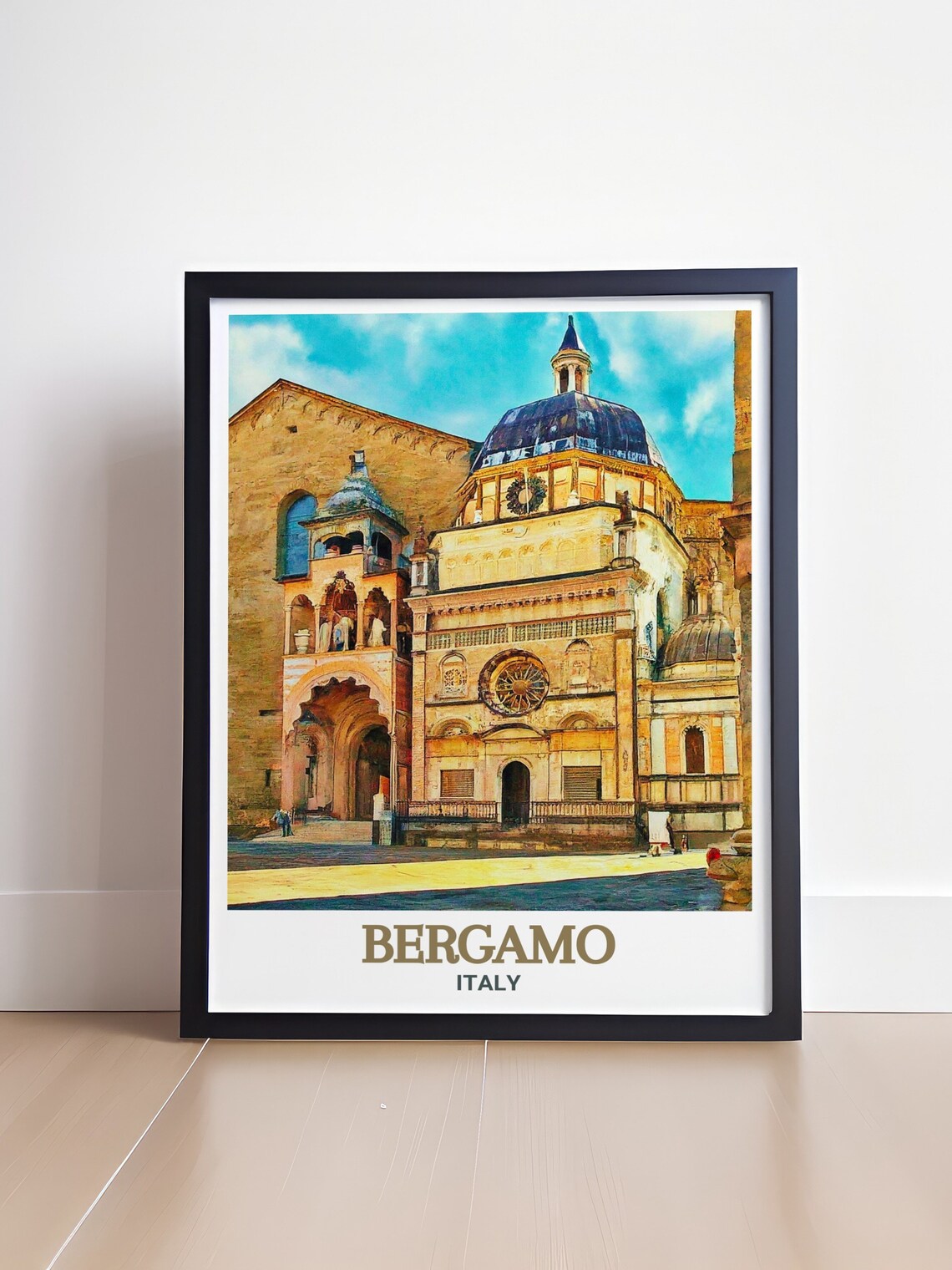 Bergamo Basilica Santa Maria Maggiore Dome Italy Historic Poster - Image 4
