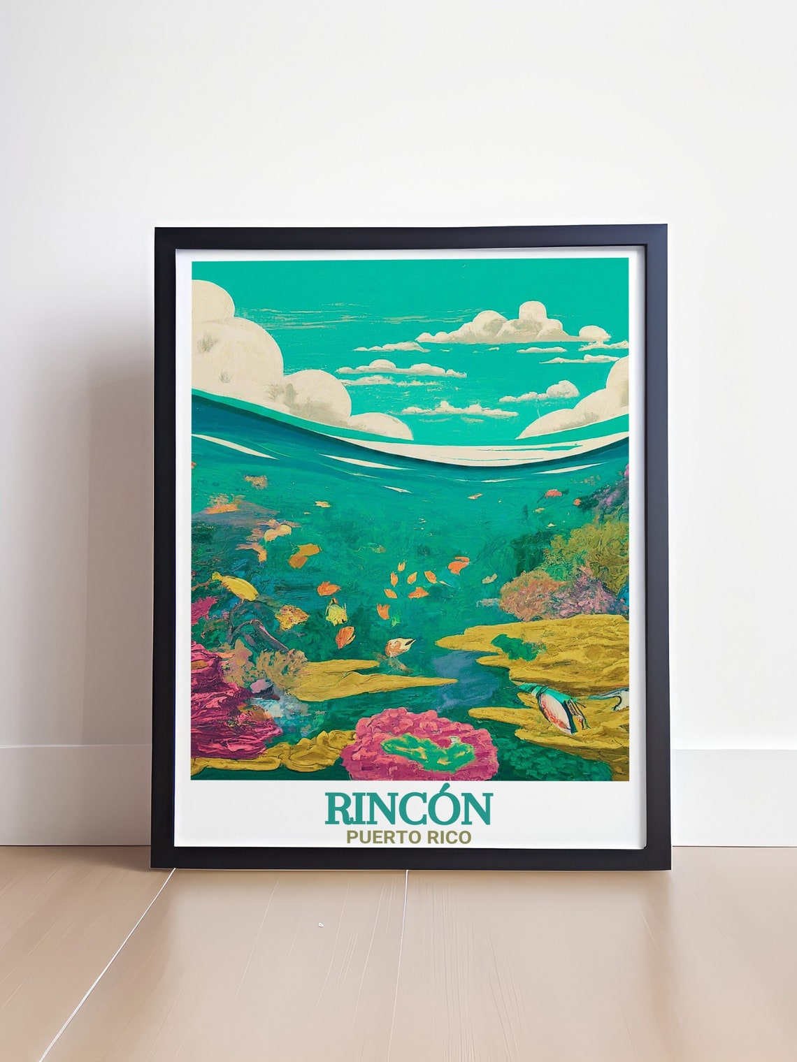 Rincn Travel Prints Marine Reserve Art Puerto Rico Art Collection Tres Palmas Marine Reserve Art Collection Puerto Rico Prints - Image 4