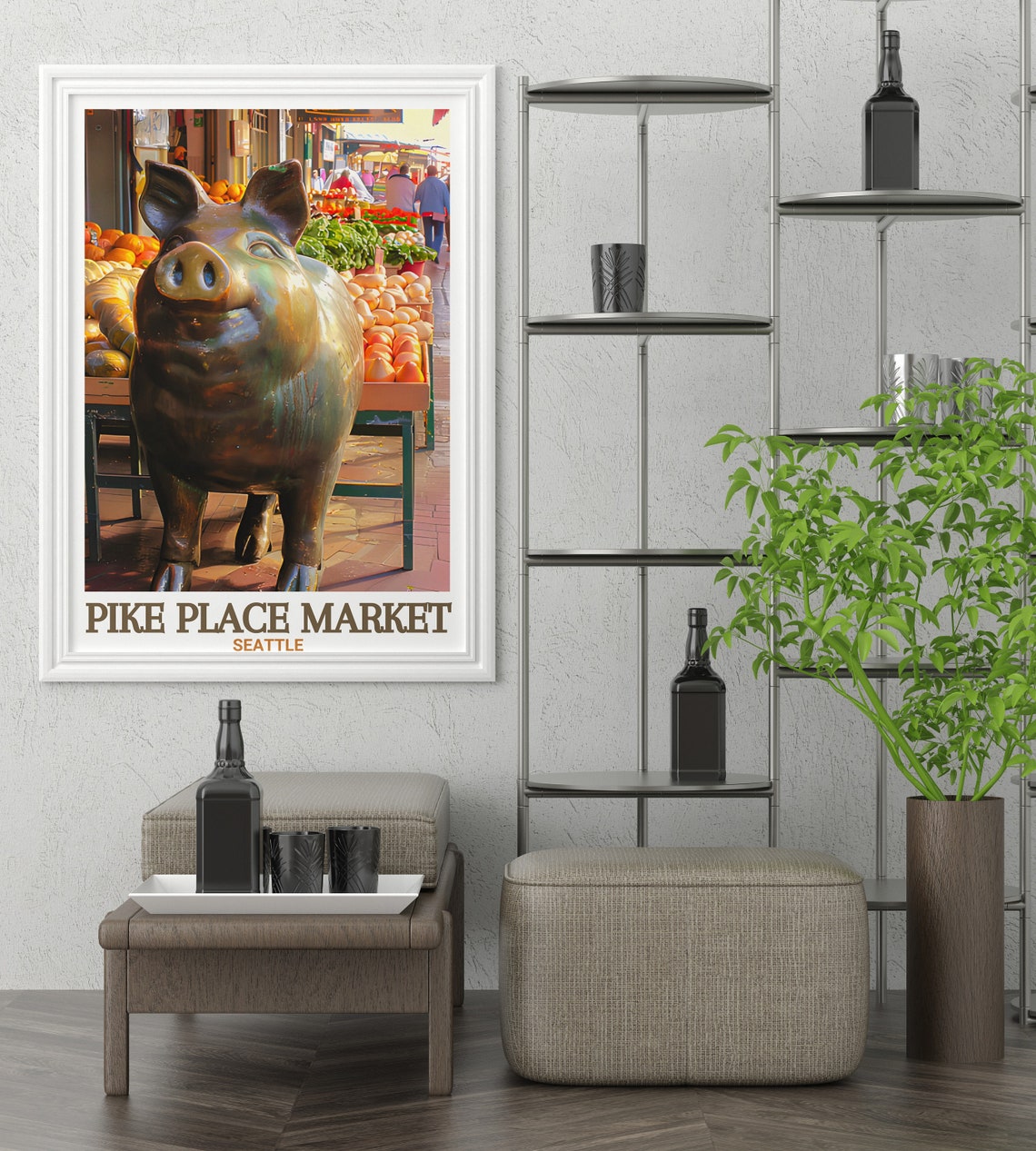 Pike Place Market Wall Art Rachel The Piggy Bank Art Collectibles Pike Place Market Gifts Art Prints Of Rachel The Piggy Bank - Image 2