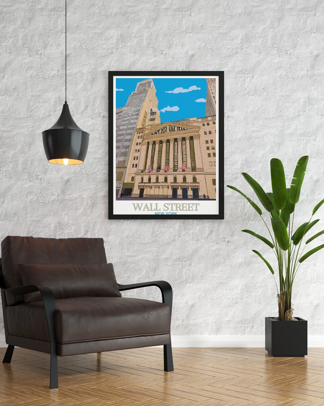 Wall Street, New York Stock Exchange Travel Poster - Image 3