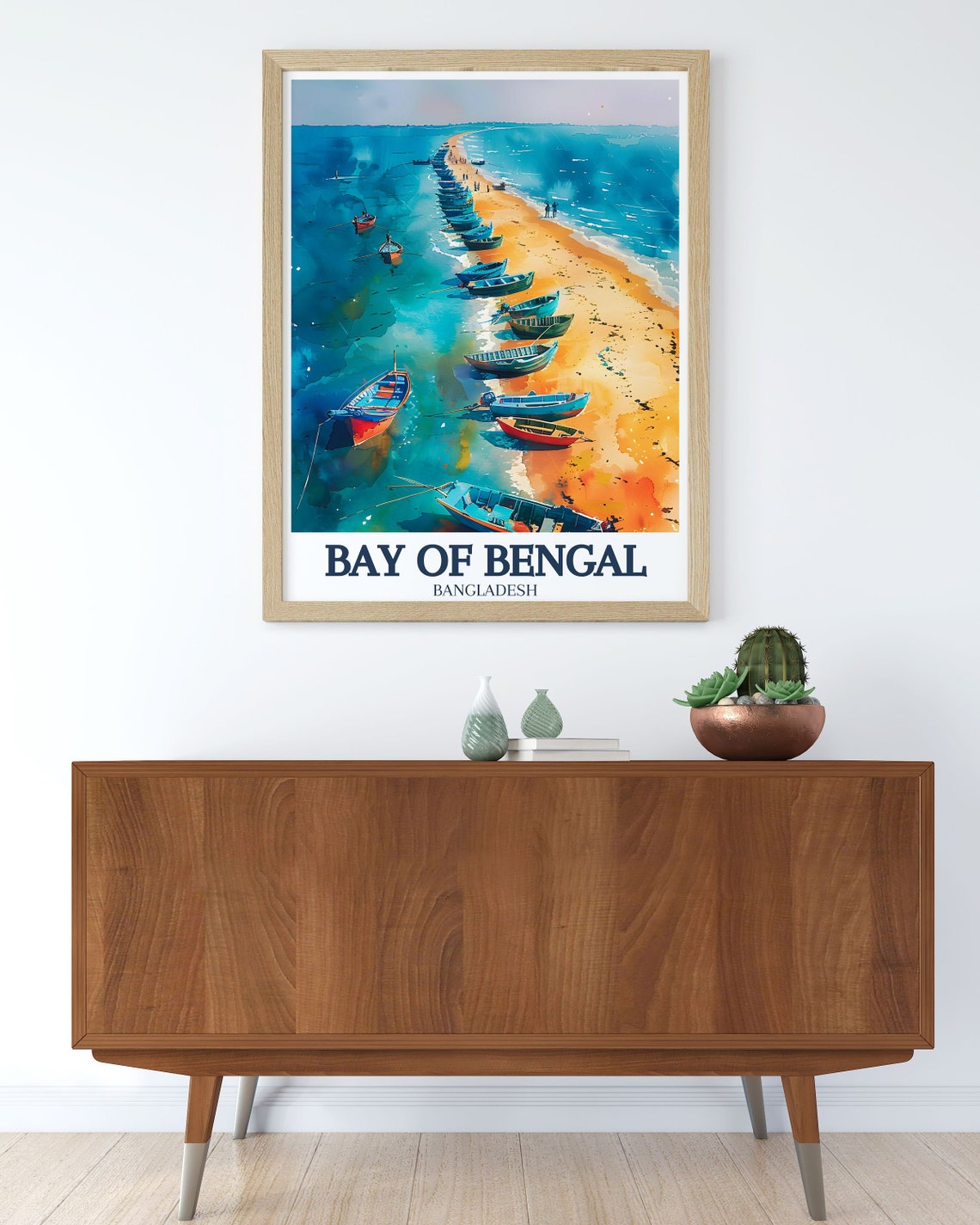 Bangladesh Travel Print Bangladesh Poster Of Buriganga River Dhaka Art Print Of Buriganga River Poster Of Buriganga River Dhaka - Image 3