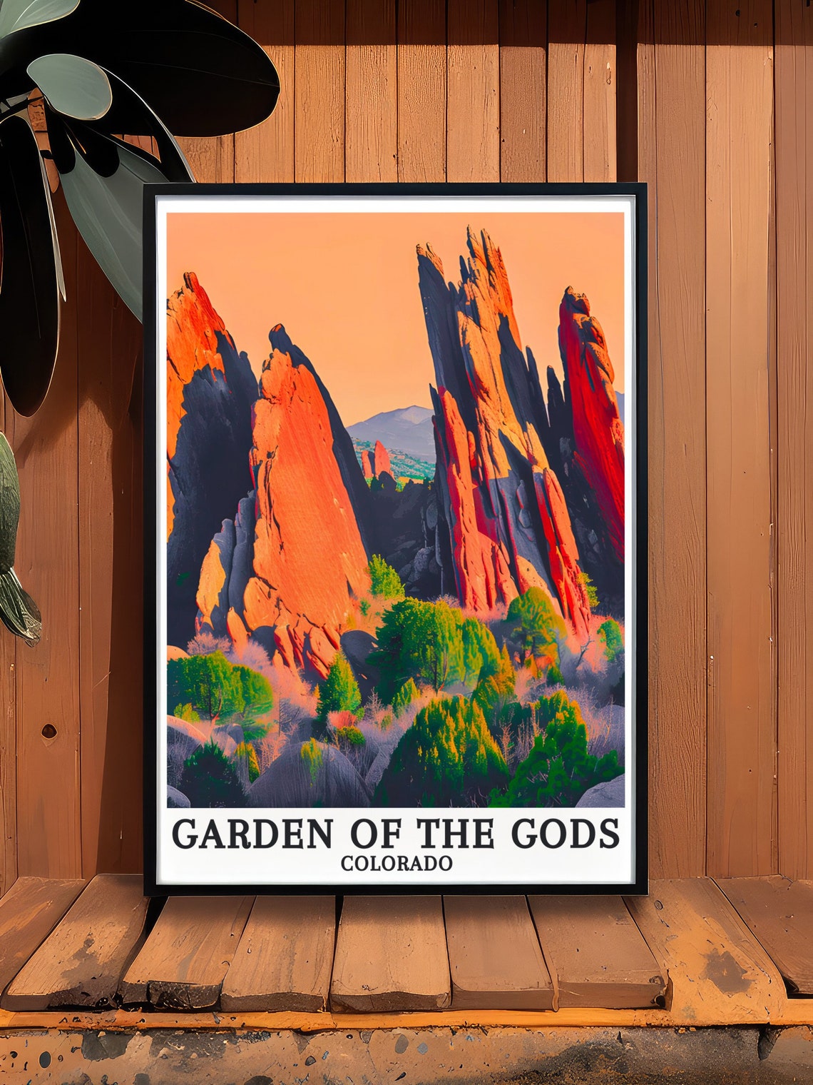 Gardens Of The Gods Travel Print Colorado Springs Parksouth Gateway Rock Print Gardens Of The Gods Decor South Gateway Rock Artwork - Image 2