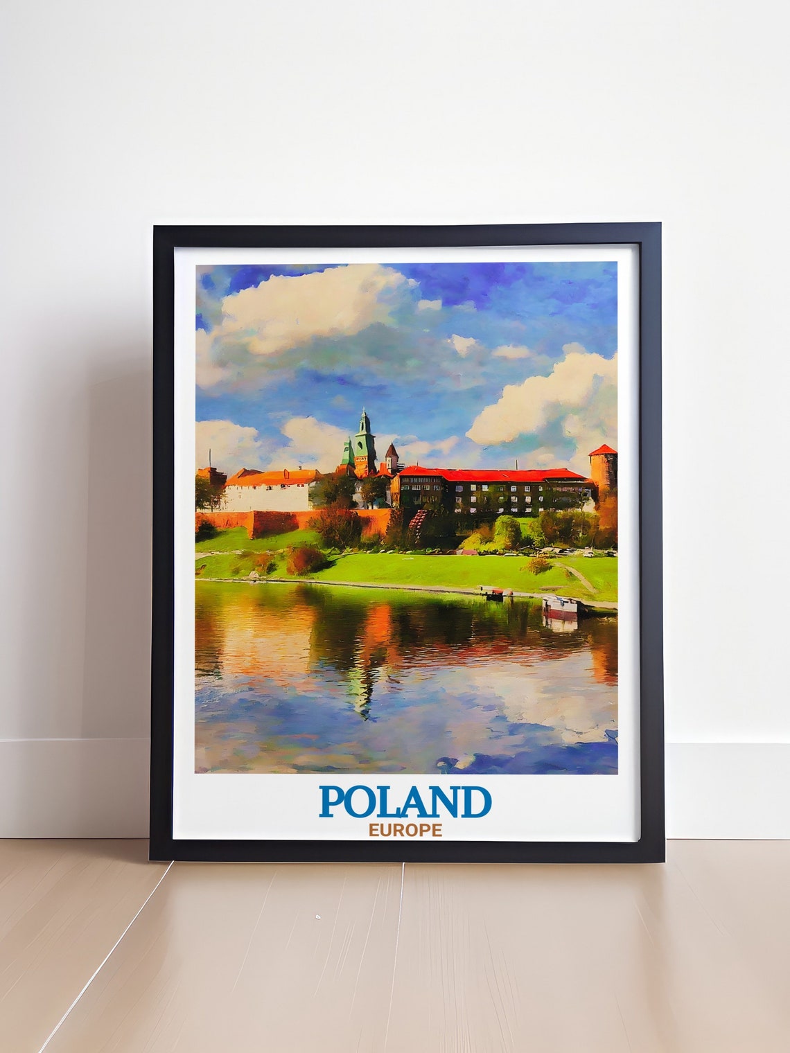Wawel Castle Krakow Poland Reflected in the Vistula River Poster - Image 4