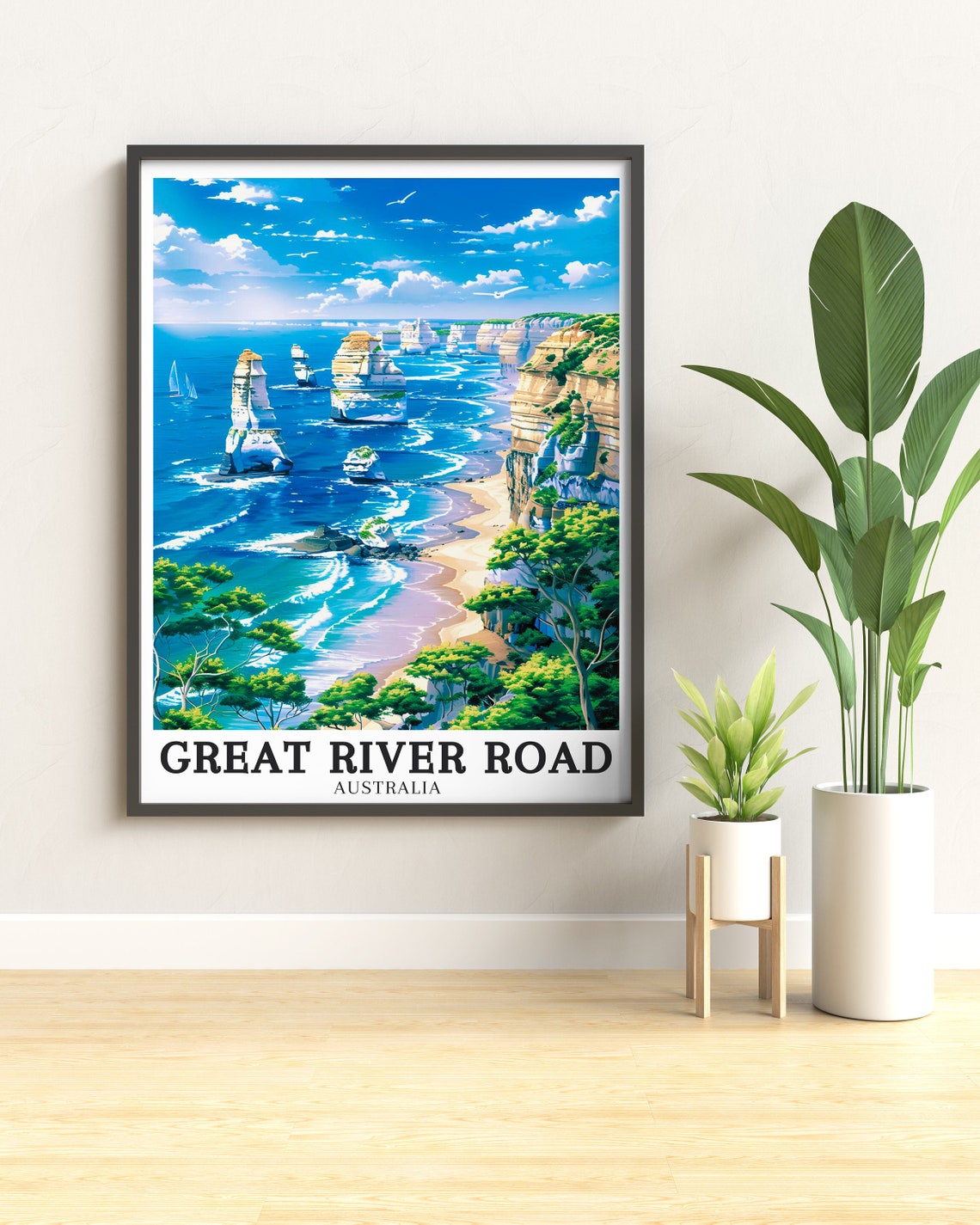 Great River Road Australia Twelve Apostles Limestone Stacks Poster - Image 3