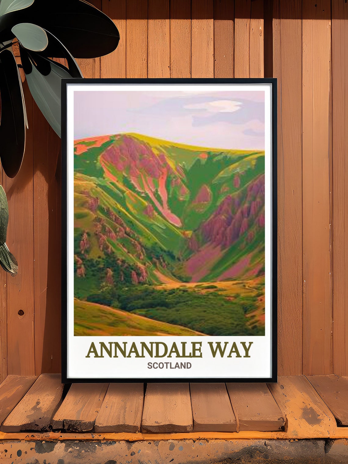Annandale Way Scotland Devils Beef Tub Green Valley View Poster - Image 2