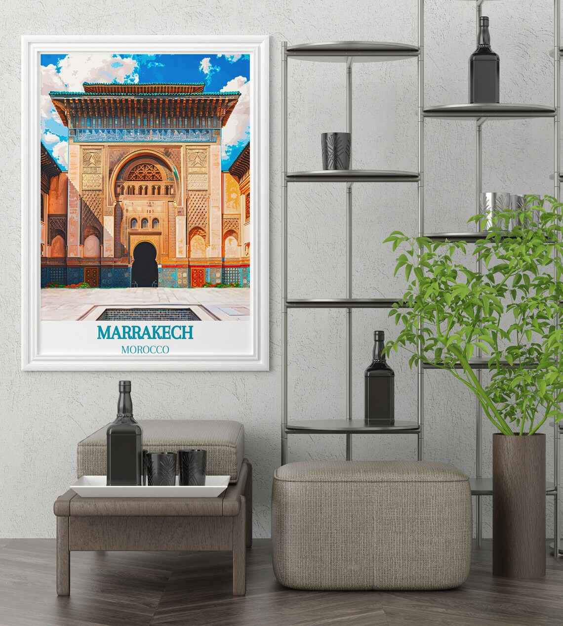 Marrakech Beach Travel Wall Art Morocco Beach Print Sahara Desert And Marrakech Beach - Image 4