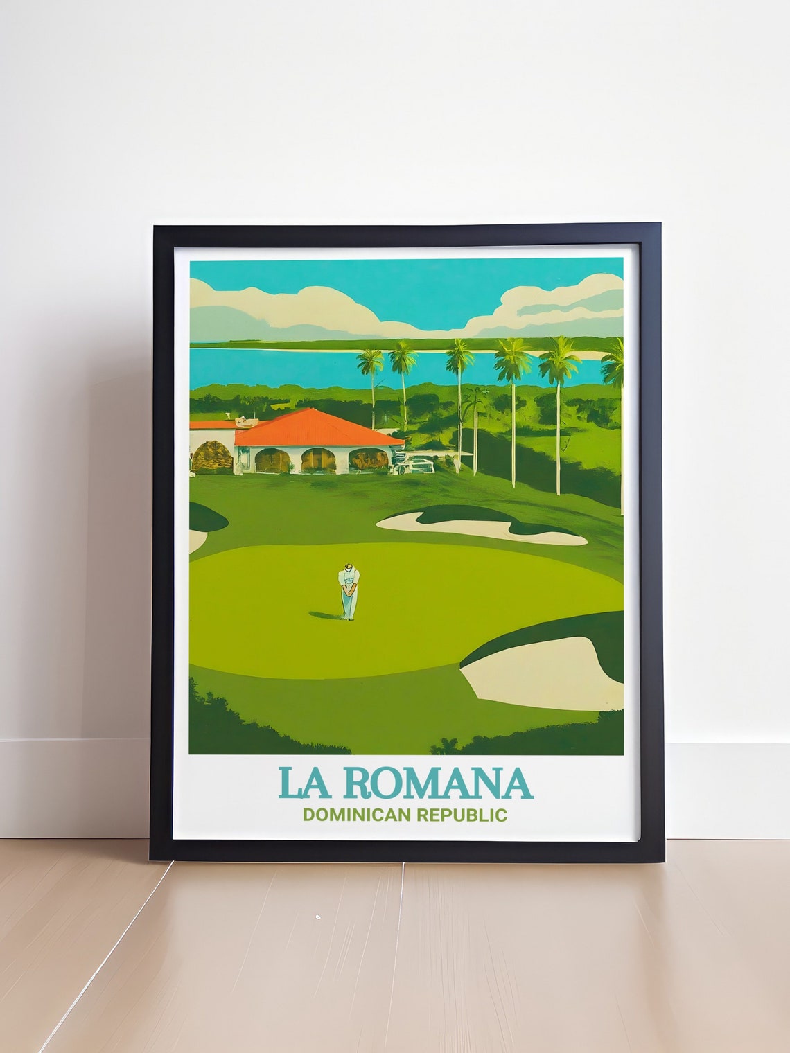 La Romana Travel Art Collection Teeth Of The Dog Golf Travel Posters Caribbean Cultural Decor Teeth Of The Dog Golf Wall Art - Image 4