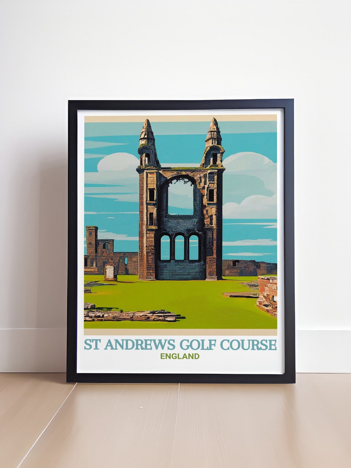 St Andrews Cathedral Ruins Historic Landmark Arched Tower Poster - Image 4
