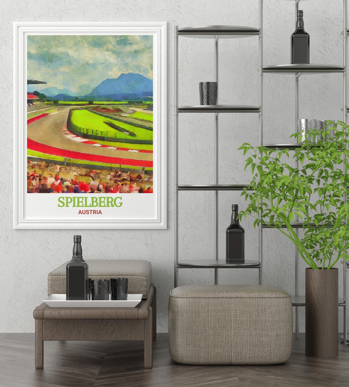 Spielberg Austria Red Bull Ring Race Track Grandstands Poster - Image 3
