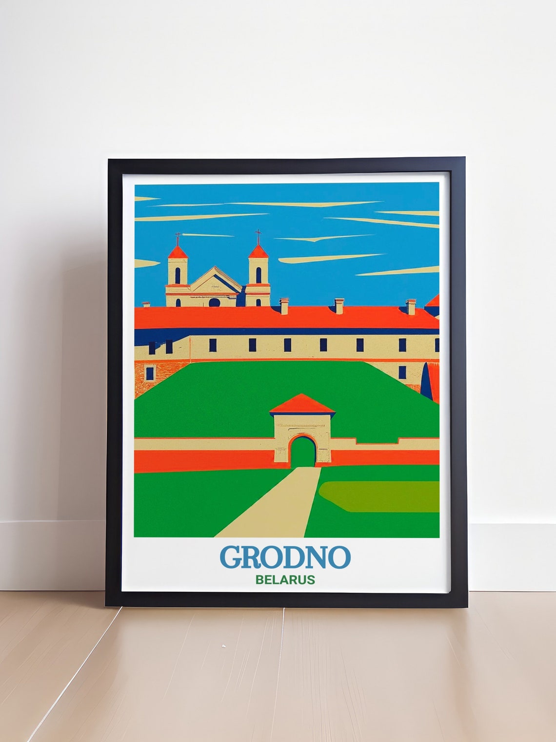 Grodno Wall Art New Grodno Castle Poster New Grodno Castle Travel Art Poster Grodno Gift New Grodno Castle Travel Poster - Image 4
