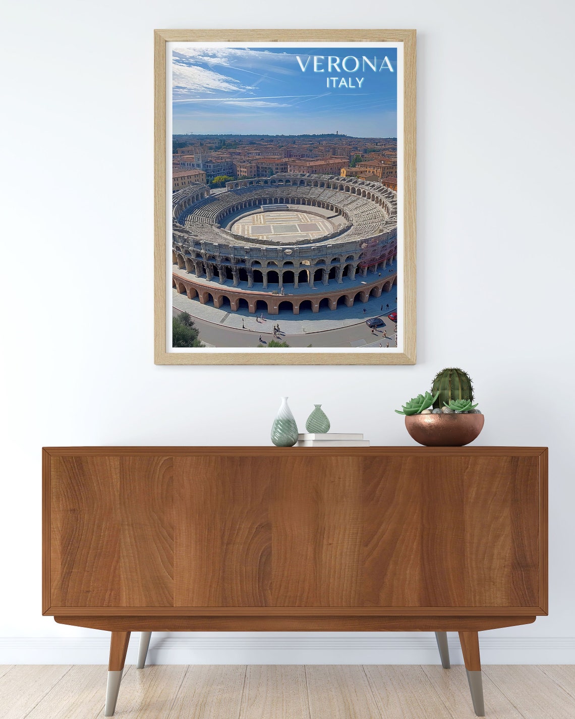 Verona Wall Art And Italian Travel Posters Arena De Verona Artwork Arena De Verona Gifts And Wall Art Verona Travel Prints - Image 2