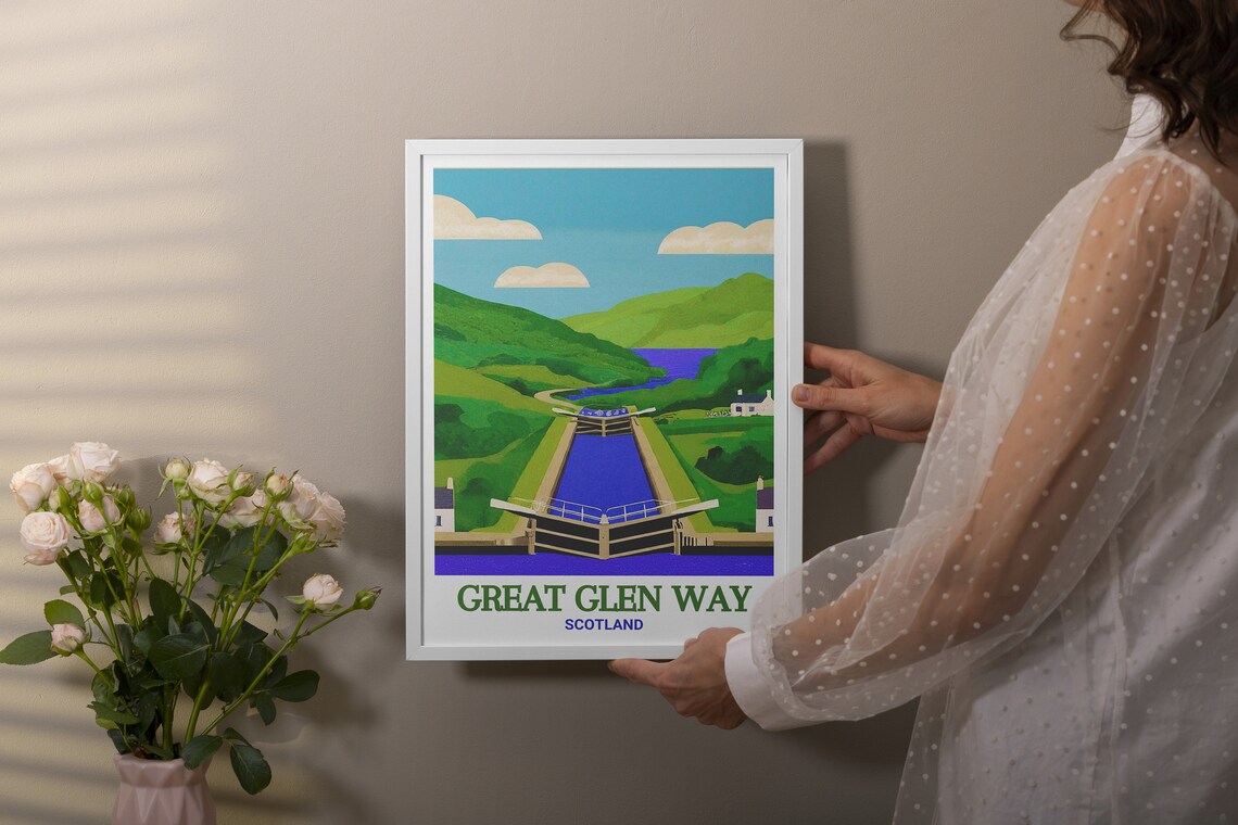 Great Glen Way Fort Augustus Travel Poster - Image 3