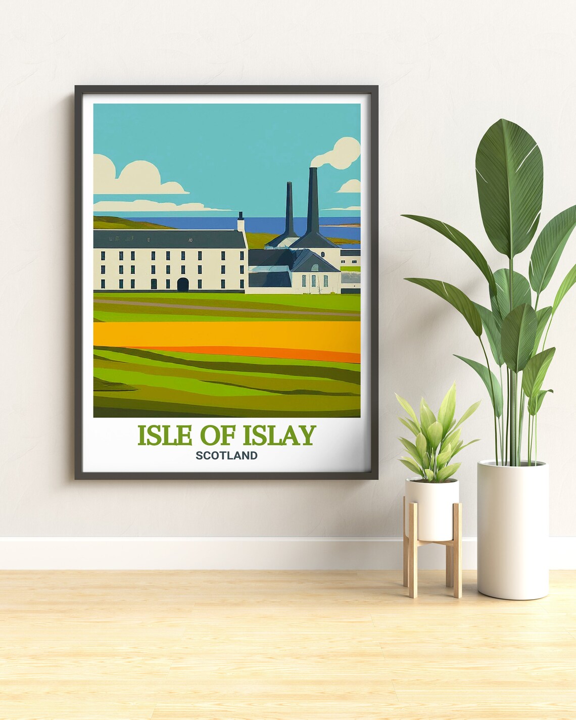 Isle of Islay Scotland Laphroaig Distillery Coastal Whisky Poster - Image 3