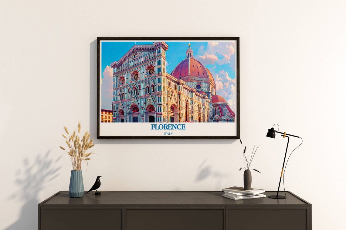 Florence Duomo Cathedral Close Up Brunelleschi Dome Italy Poster - Image 4