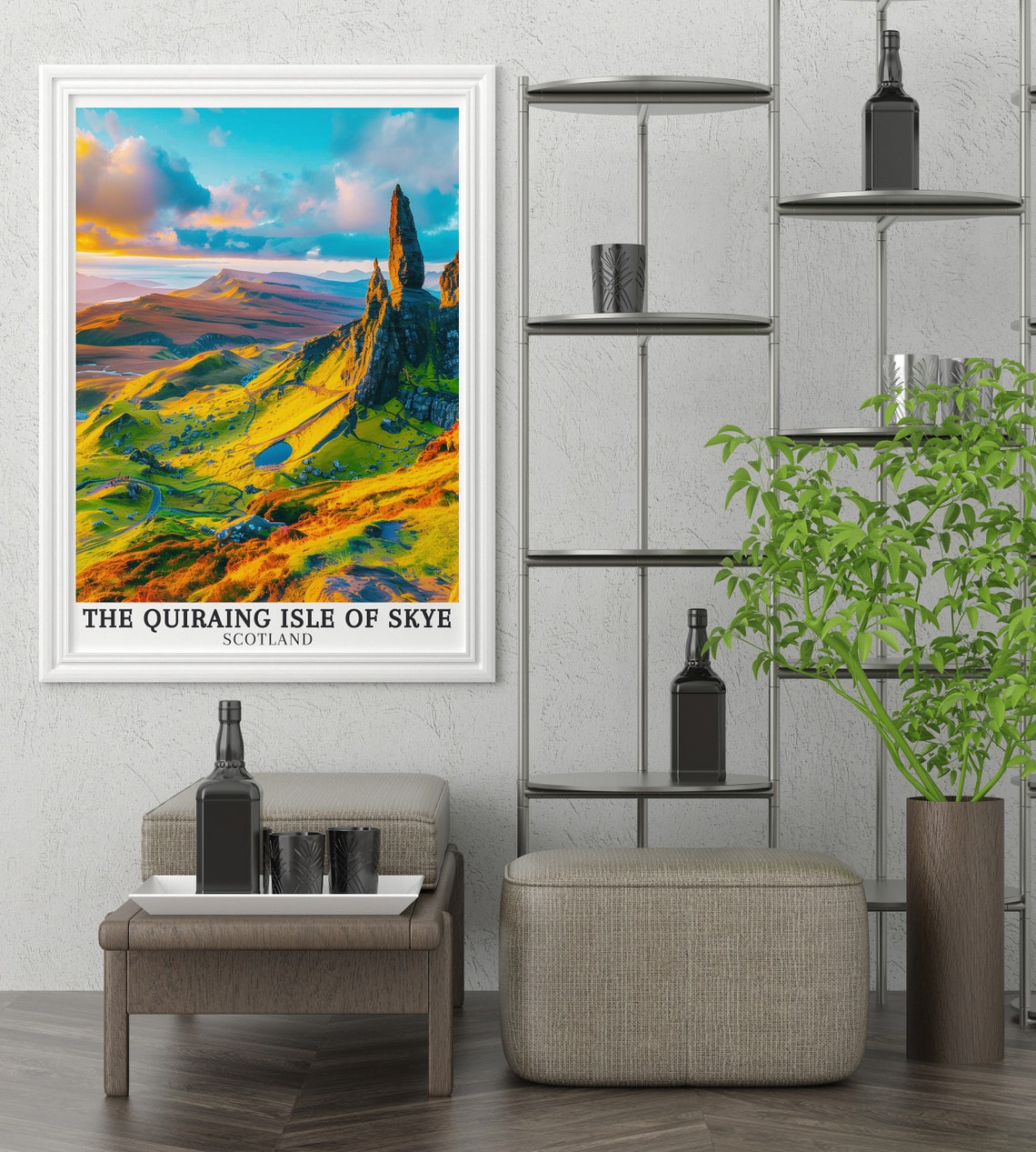 The Quiraing Isle Of Skye Travel Print The Needle The Quiraing Art The Quiraing Isle Of Skye Art The Quiraing Isle Of Skye Print - Image 2