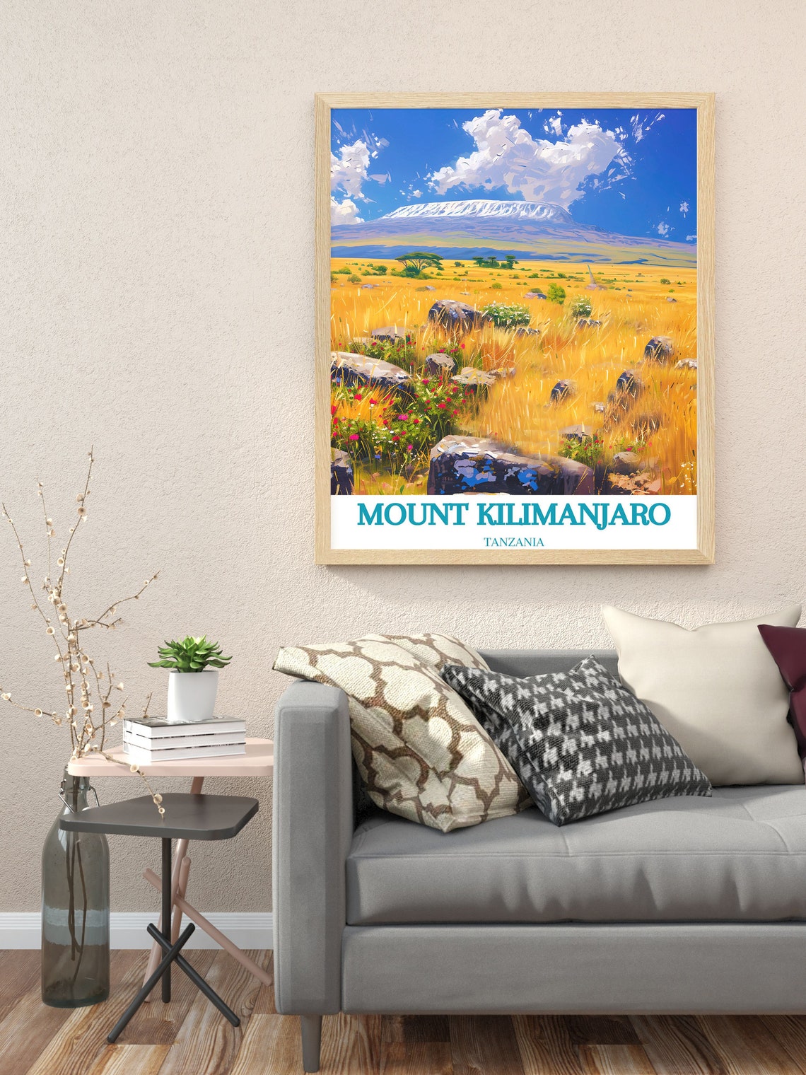 Mount Kilimanjaro Prints Shira Plateau Prints Tanzania Travel Prints Inspiring Mountaineer Gifts From The Roof Of Africa - Image 2