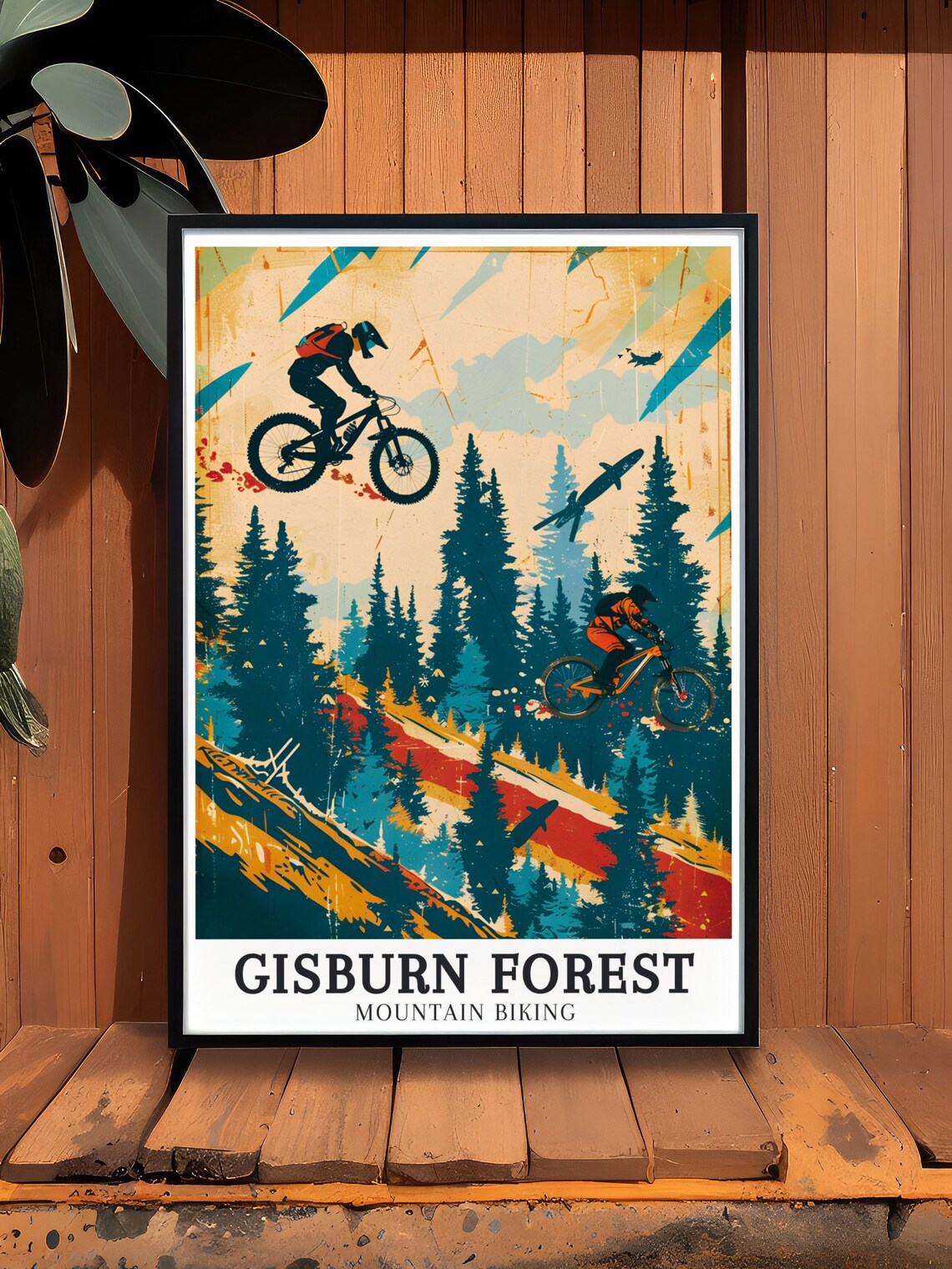 Gisburn Forest Mountain Biking Airborne Jump Adventure Poster - Image 3