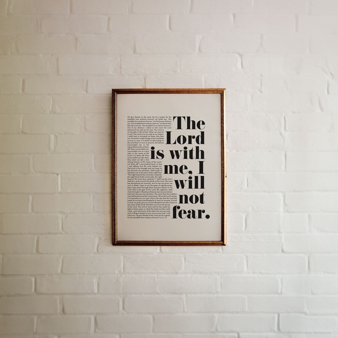 Psalm 118 Scripture Poster, Modern Christian Verse - Image 6