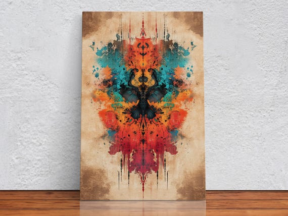 Vibrant Chaos Design Poster