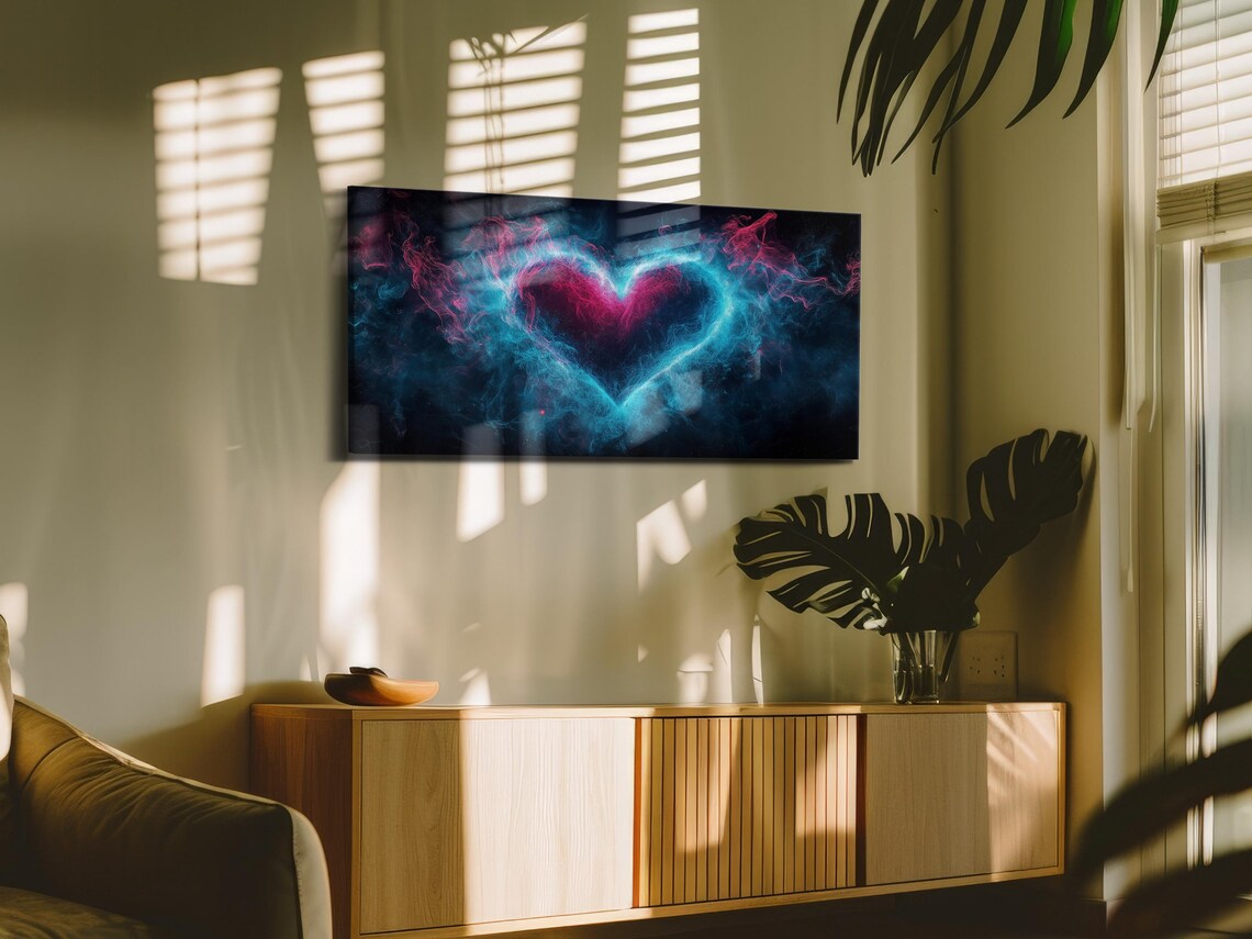Vibrant Heart Swirls - Valentine's Day Art Print - Image 3