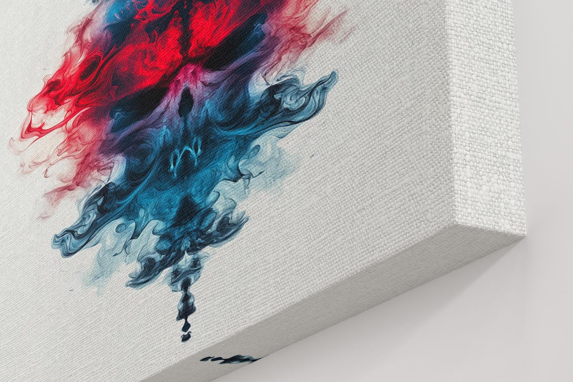 Radiant Ink Flame Design Art Print - Image 5
