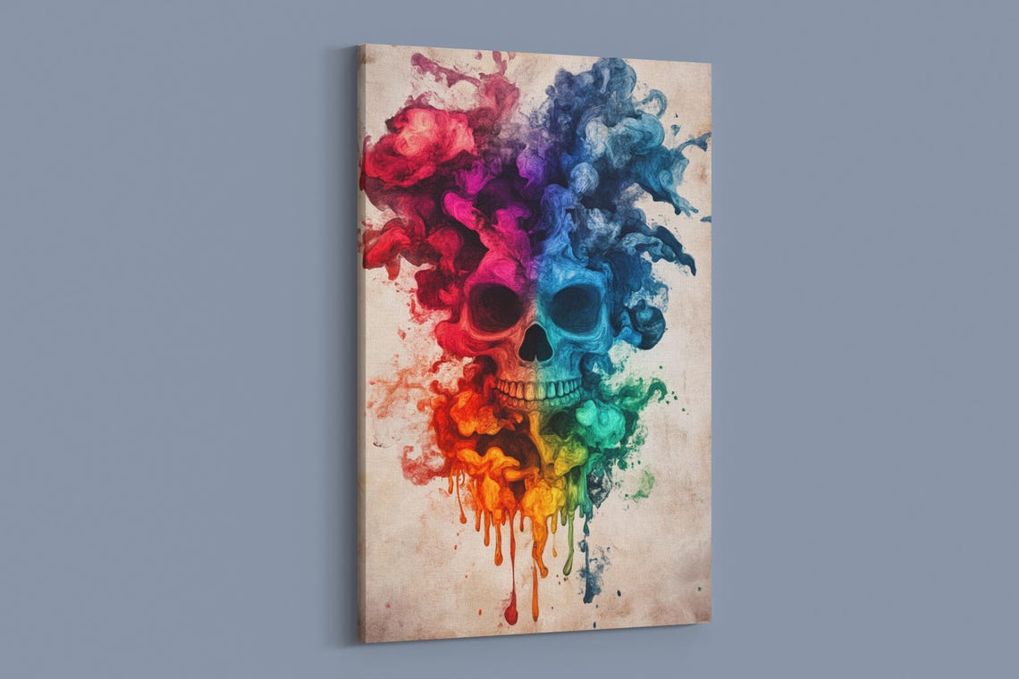 Cosmic Colorful Swirl Design Art Print - Image 2