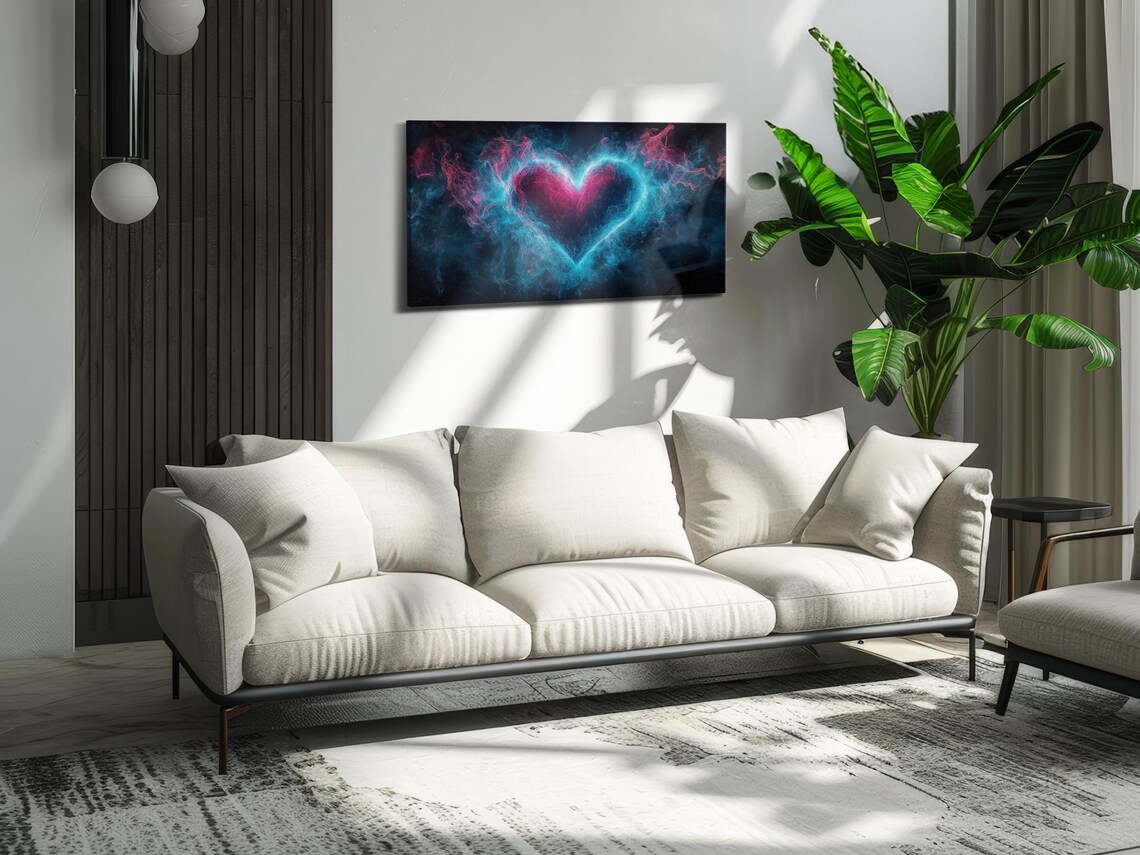 Vibrant Heart Swirls - Valentine's Day Art Print - Image 2