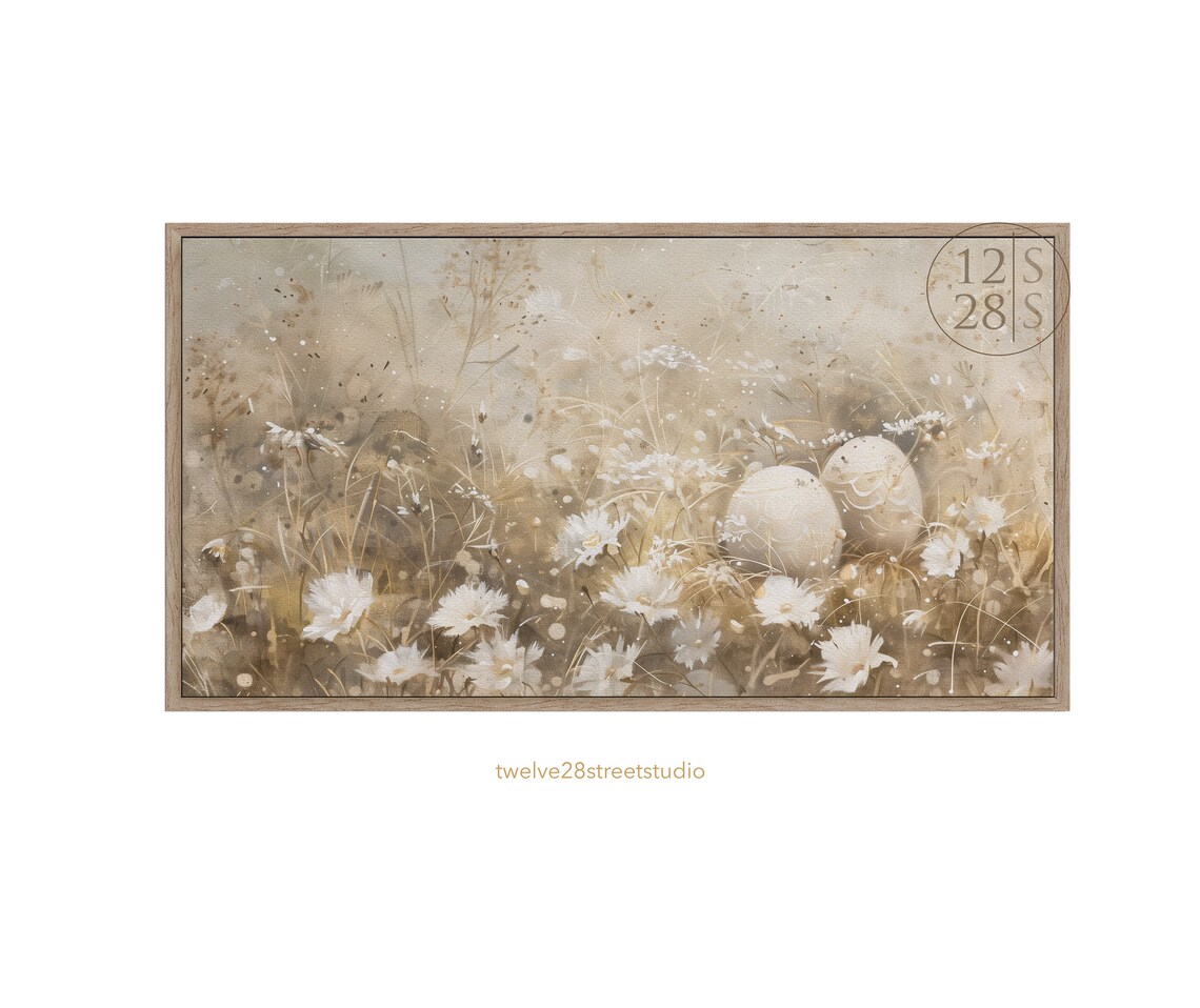 Spring Easter Vintage Art, TV Art Bundle - Image 3