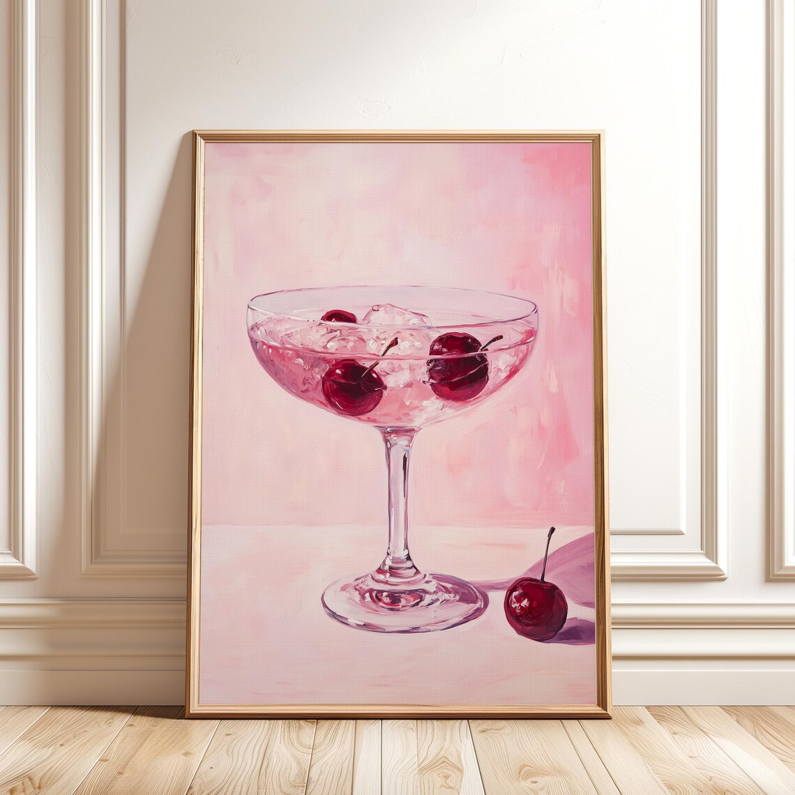 Dirty Shirley Cocktail Painting Art Print