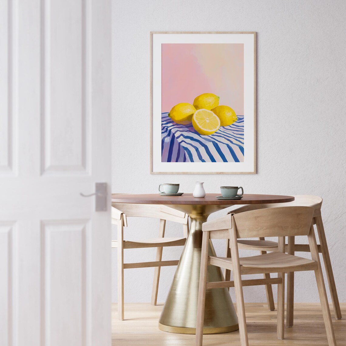 Lemon Painting Art Print, Fruit Kitchen Decor - Image 4