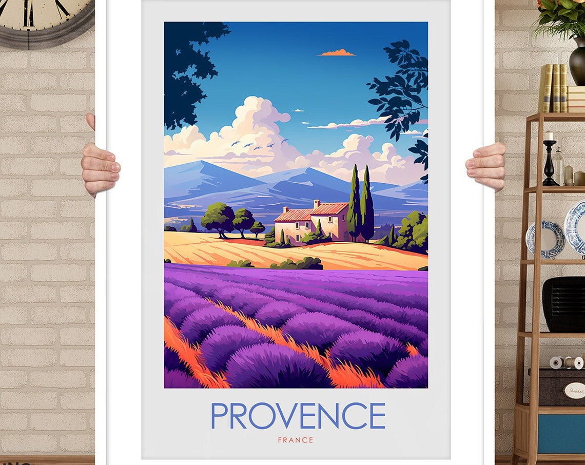 Provence Travel Print France Wall Art Travel Gift French Countryside Gallery Wall Art Home Decor Travel Memories - Image 3