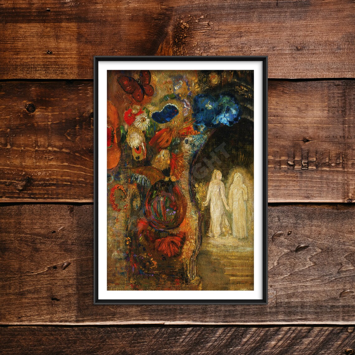 Odilon Redon Apparition 1905, Symbolist Art Print