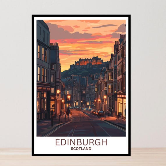 Edinburgh Home Decor Wall Art Print