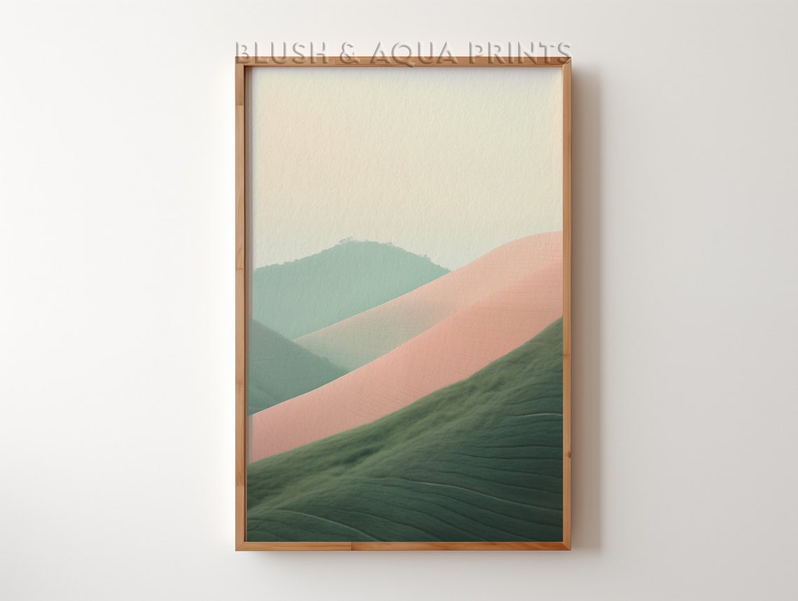 Minimalist Landscape Wall Art Room Decor Boho Prints Trendy Mountain