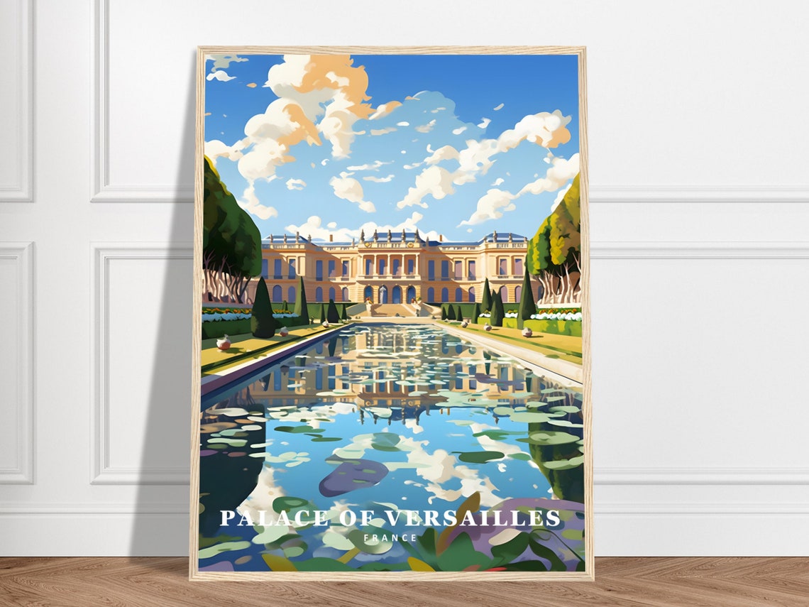 Palace Of Versailles Travel Print France Collection Poster Gift Art French Grandeur Royal