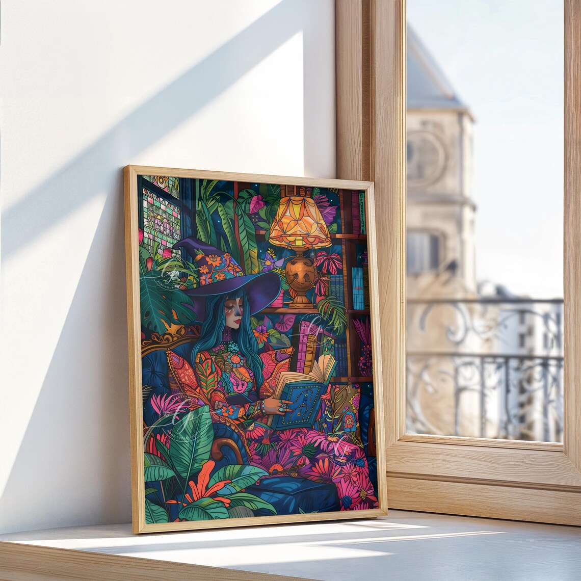 Witch Wall Art, Maximalist Halloween Decor - Image 3