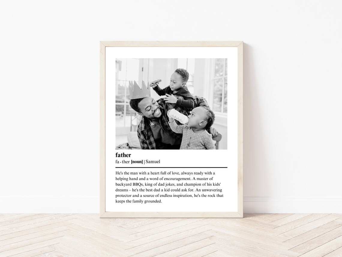 Dad Definition Template Photo Collage Poster - Image 3