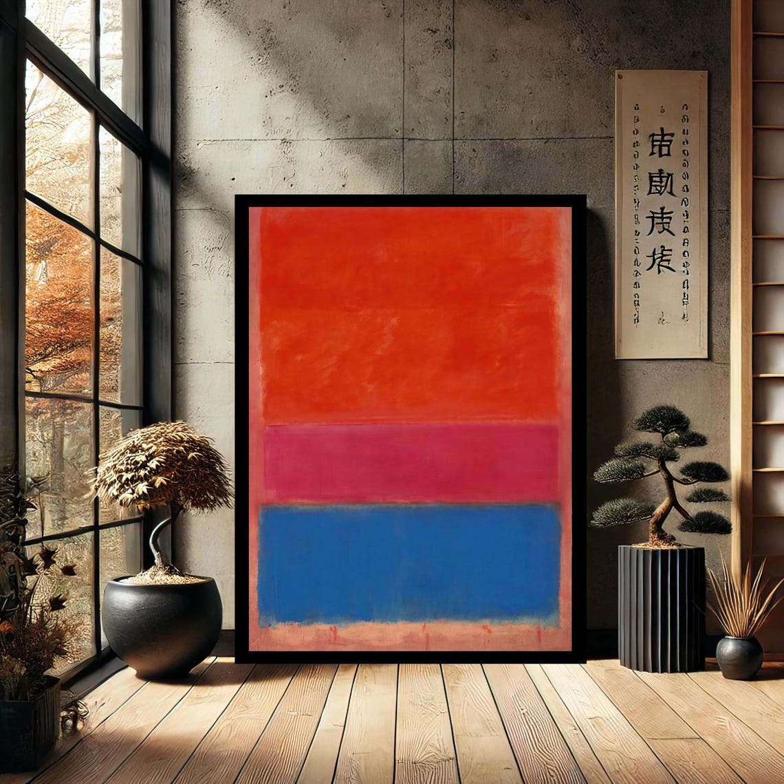 Mark Rothko Minimalist Canvas Print Painting Wall Art Reproduction Abstract Modern Home Decor