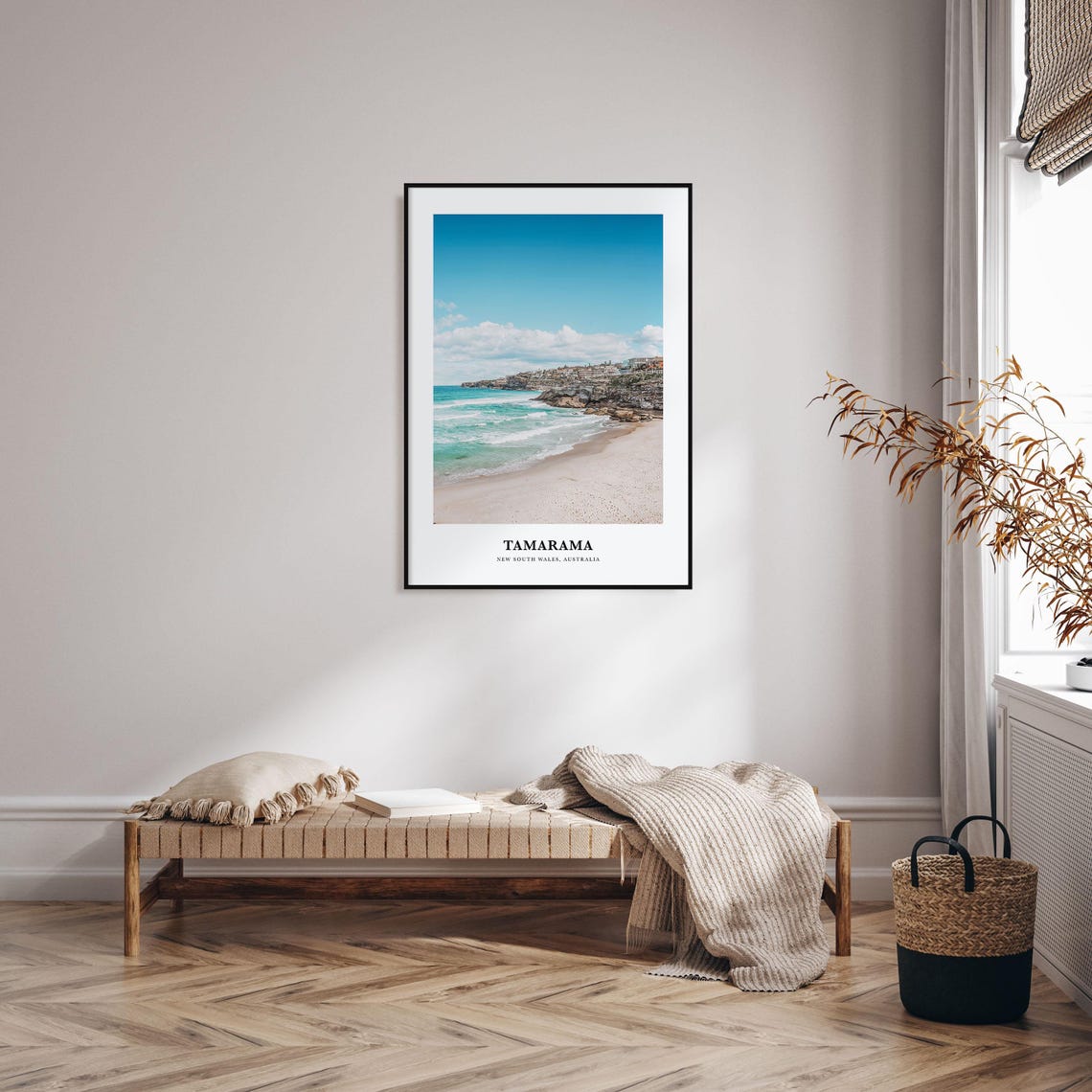 Tamarama Print Tamarama Photo Poster Tamarama Travel Wall Art Tamarama Map Print Tamarama Photography Print New South Wales Australia - Image 3