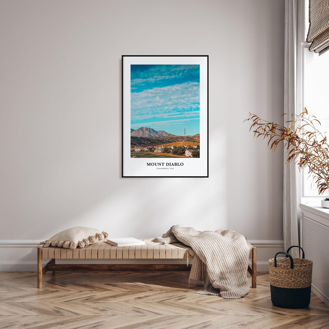 Mount Diablo Travel Poster, California Wall Art - Image 3