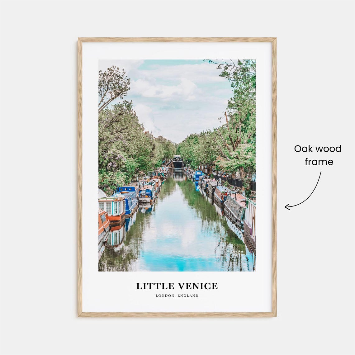 Little Venice Print London Little Venice Photo Poster Little Venice Travel Wall Art Little Venice Map Print Little Venice England - Image 3