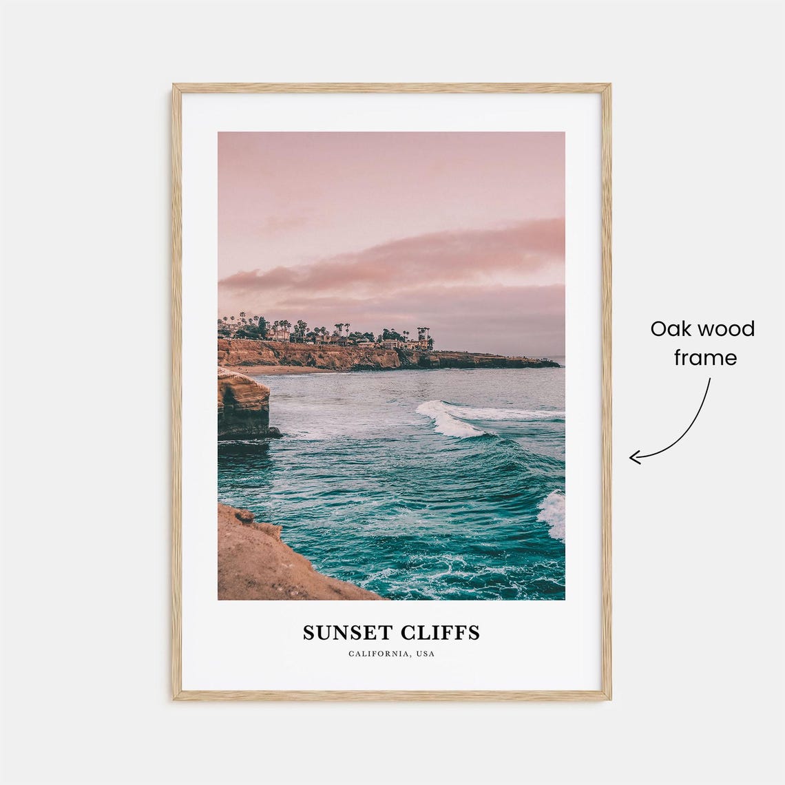 Sunset Cliffs, California Travel Poster - Image 3